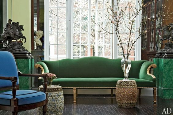 خرید کاناپه سبز نعنایی